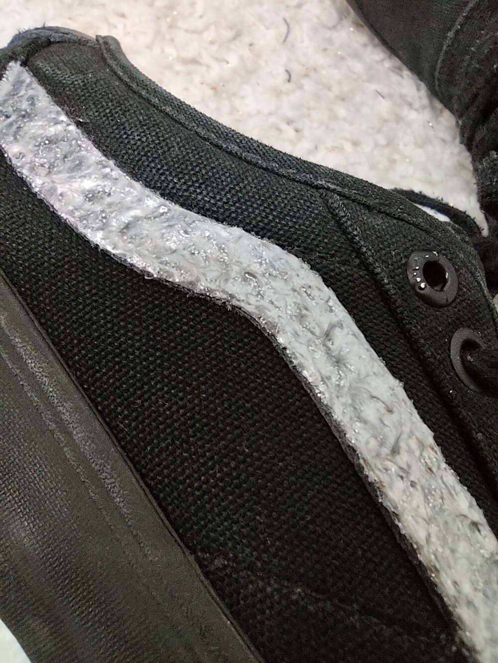 Women's 9.5 Vans Pro Chima Ferguson Sydney Black and Silver Skate Shoes - Picture 6 of 9